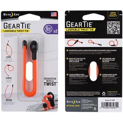 Nite ize gear tie loop allesbinder oranj