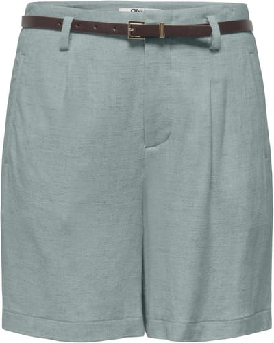 Only Broek Onlsiesta Hw Belt Lin Bl Shorts Pnt 15367413 Abyss Dames Maat - XS