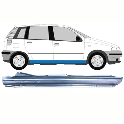 Volledige dorpel voor Fiat Punto I 1993-1999 / Rechts