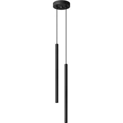 Sollux Lighting Hanglamp Pastelo - G9 - zwart - staal - 118x15x15cm