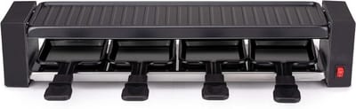 SCH® Gourmetstel - Gourmet - Gourmetplaat - Zwart - ‎50cm x 11cm x 10cm