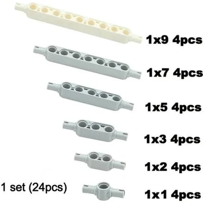 Grote Hoeveelheid Technische Onderdelen Pin Hefarm Blokken Studless Balk As Stekker Connector Paneel Tandwiel 9686 Bouwstenen Compatibel Leduo Speelgoed