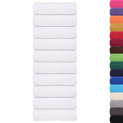 vidaXL - Gastendoekjes - FROGN - 50 - st - 30x50 - cm - 360 - g/m² - wit