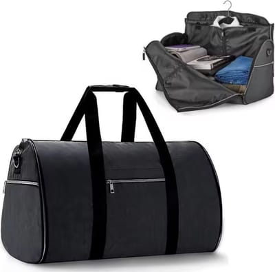 Avoir Avoir®-Opvouwbare Zakelijke Weekendtas/Reistas multifunctionele handtas-duffel bag-Zwart-Handbagage - Zakenreis- Reistas-Laptop-54cmx33cmx29cm-0.68kg-Waterdicht nylon-Zakelijk