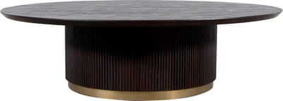 PTMD Xelle black coffeetable 125 cm