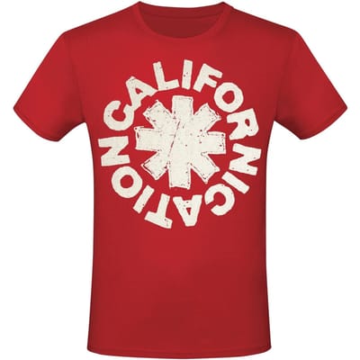 Red Hot Chili Peppers T-shirt - Californication - S tot 3XL - voor Mannen - rood