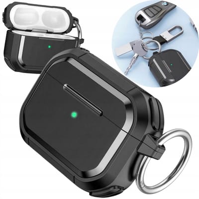 NIEUW BEE AirPods Pro 1 & 2 Cases - Duurzaam Zwarte Beschermhoes