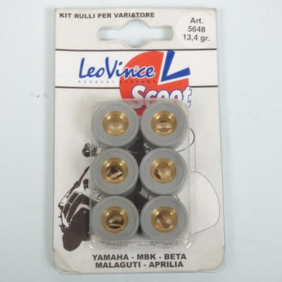 Galet rouleau de variateur Leovince pour Scooter Yamaha 125 Xmax 20x12 13.4Grs Neuf