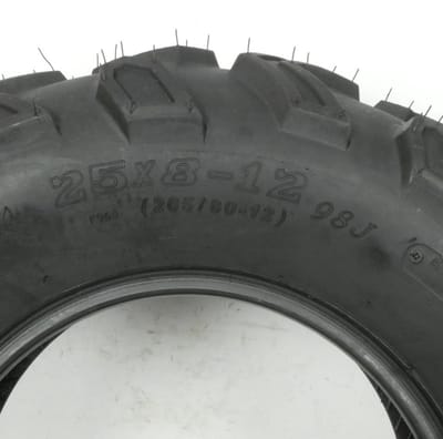 Pneu 25-8-12 Waygom pour Auto 056321 / 6 plis / 98J / River Neuf