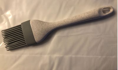Bakkwast - Siliconen - wit grijs 21.5 cm lang