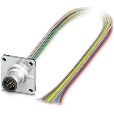 Phoenix Contact 1441684 Sensor/actuator inbouwconnector M12 Aantal polen (sensoren): 8 Stekker, inbouw 0.50 m 1 stuk(s)