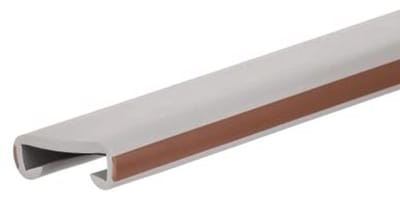 PVC Trapleuning 40x8 cm - Kunststof Leuning Voor Nooduitgangen, Grijs-Bruin