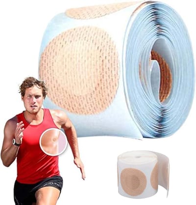 Nipple Covers - Tepelstickers - Tepelcovers - 2 items- 50 Paar Tepelplakkers - 35 mm - Tepelbeschermers voor Hardlopen - Anti-Schuur Tepelbeschermers voor Joggen en Marathons - Zweet - Waterbestendig