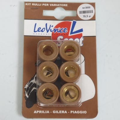 Galet rouleau de variateur Leovince pour Scooter Suzuki 125 Burgman Après 2007 20x17 16.5Grs Neuf