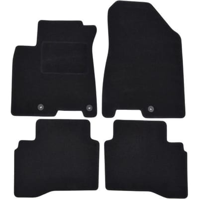 Vloermatten - Kia - Niro - Zwart velours - 4 stuks - Nauwkeurige pasvorm