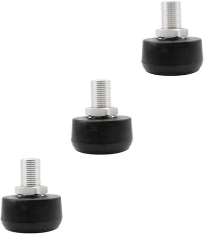 Remblokken Rolschaatsen - Remstoppers Rubber - Veilig Remmen - Verstelbare Hoogte - 6x5x5CM - Zwart