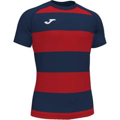 Joma Pro Rugby Ii T-shirt Met Korte Mouwen Rood,Blauw XL Man