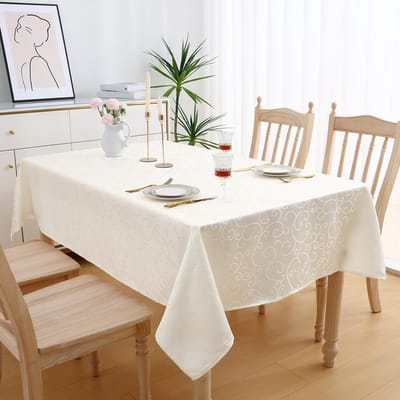 Unyqoos ® Tijdloos Elegant Rechthoekig Tafelkleed voor Feestelijke Gelegenheden en Dagelijks Gebruik