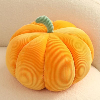 18-35cm Zacht Pompoen Pluche Speelgoed Schattige Gevulde Plant Slaapkamer Decoratie Halloween Feest Decor Poppen Verzachtend Kussen voor Kinderen 18cm yellow