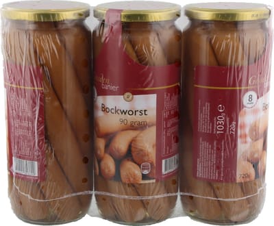 Gouden Banier Bockworst - 3 potten x 720 gram
