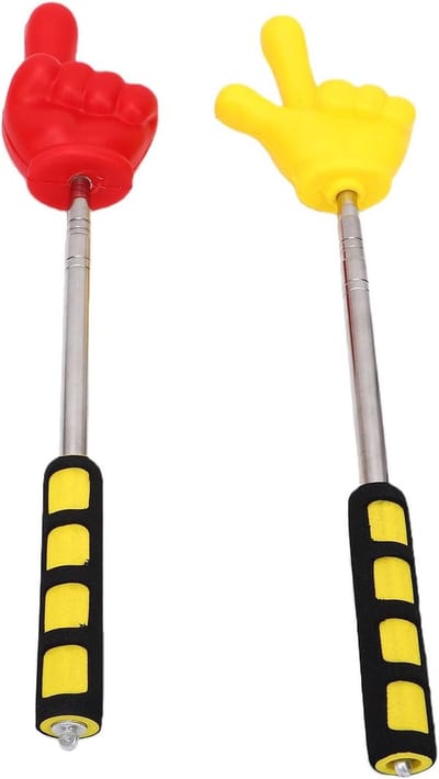Telescopische Aanwijzer - Uitschuifbare Vingerstok - Presentaties Geven - Antislip Handvat - 35 cm - Zwart