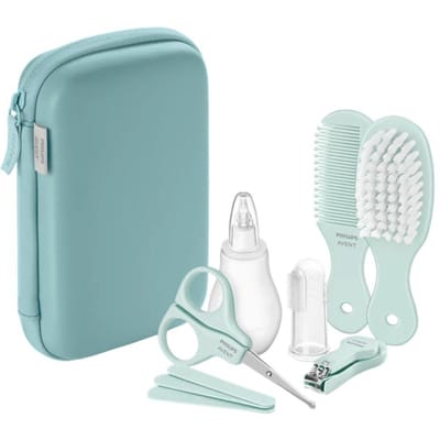 Philips Avent - Baby Verzorging Set - Mint - SCH401/00 - 11 delige - babyverzorgingsset - reizen - vakantie
