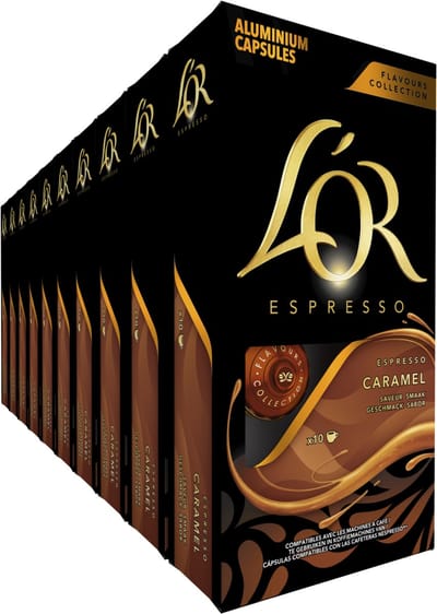 L'OR Espresso Caramel Koffiecups - 10 x 10 capsules