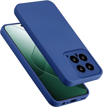 Cadorabo Hoesje geschikt voor Xiaomi 14 in LIQUID BLAUW - Beschermhoes gemaakt van flexibel TPU silicone Case Cover