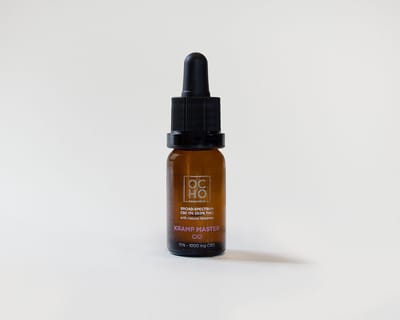 OCHO Amsterdam Kramp CBD olie (10%) - Verlicht pijnlijke PMS-symptomen - Broad Spectrum - Rijk aan cannabinoiden