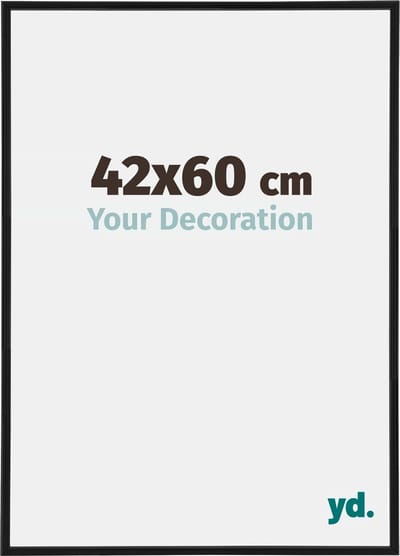 Your Decoration - Fotolijst 42x60 cm - Kunststof - Zwart Mat - Annecy