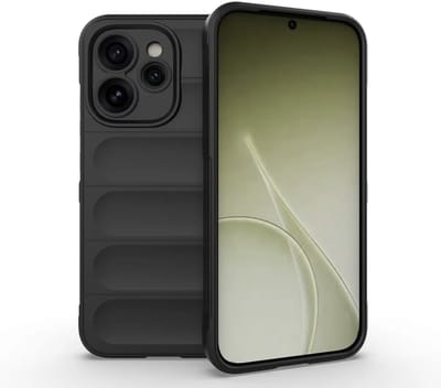 MobyDefend Hoesje - Geschikt voor Oppo Reno15 Pro - TPU Gripcase - Zwart