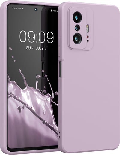 kwmobile telefoonhoesje geschikt voor Xiaomi 11T / 11T Pro - Hoesje voor smartphone - Back cover in mauve