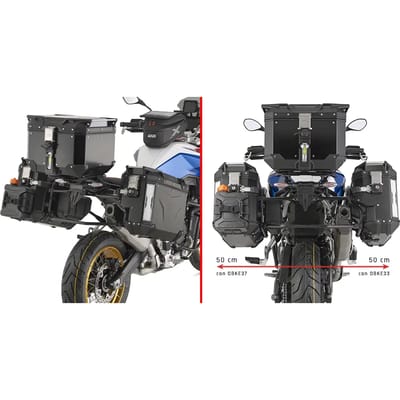 Givi Bmw F 900 Gs 2024 One-fit Monokey® Cam-side Plos5145cam Montage Zijkoffers Zilver
