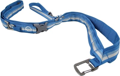 Dog Sling Thing, Crossbody handsfree riem voor hondenlopen, verstelbaar, MOLLE compatibel, Coastal Blue