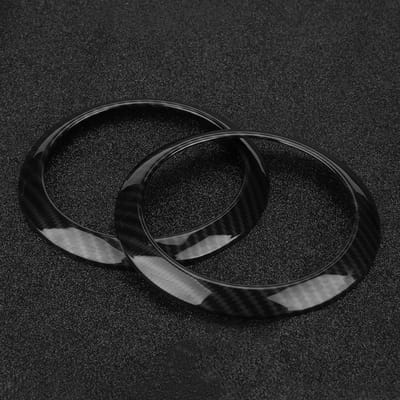 Lot de 2 couvercles de ventilation latérale en fibre de carbone pour climatisation, pour Mercedes Benz Classe E W213 1618 black