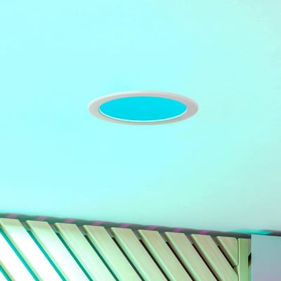 EGLO FUEVA 6-Z INGEBOUWD. Ø168 RGB/CCT 9,5W 1150LM IP44 WIT