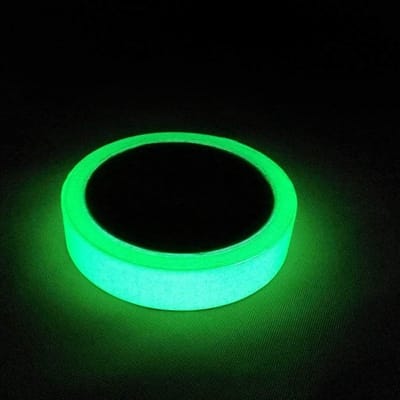 Allecto - Luminous Tape - Fluorescent Tape - Waterproof en Verwijderbaar - Groen - Veiligheids Tape - Decoratief Gebruik - 10m x 20mm