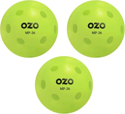 Pickleball Set - 3 Binnensport Ballen met 26 Gaten