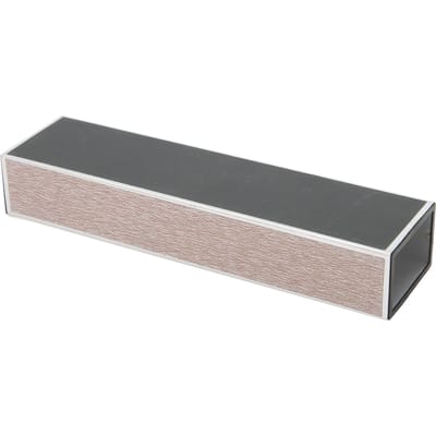 Règle de nivellement des frettes de guitare Alliage d'aluminium Bloc de ponçage avec papier de verre Outil manuel d'ébavurage gray