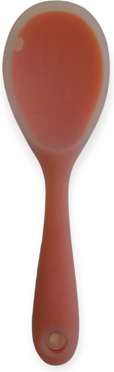 Doodadeals® Siliconen Rijstlepel - Rijst Opscheplepel - Rijstlepel Kunststof - Oranje - 1 stuk