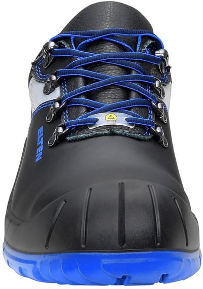 Veiligheidsschoenen Heren S3 ESD Laag Zwart Blauw Ademend en Lichtgewicht