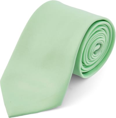 Mintgroene Basic Stropdas van 8 cm