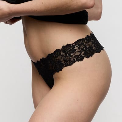 Marie Jo Soft Studio String 0603042 Zwart - maat 36