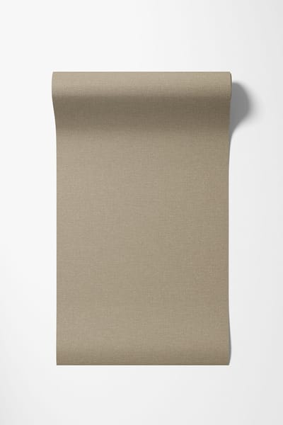 Dutch Wallcoverings - Linen & Textures - uni bruin- Vliesbehang - 10m x 53cm - LT10028