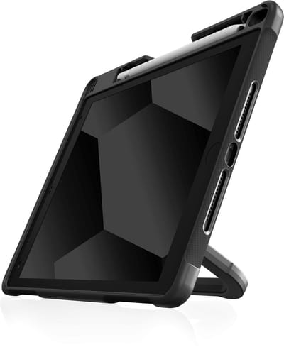 STM Dux Swivel iPad Hoes - Geschikt voor 7e/8e/9e Generatie iPad - Handvat - Zwart