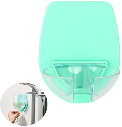 Dailygoods- Wijnglashouder Antislip - Zuignap Drinkhouder - Wijnaccessoires - Badkuip Houder - Douchehouder - Hoogwaardig Materiaal