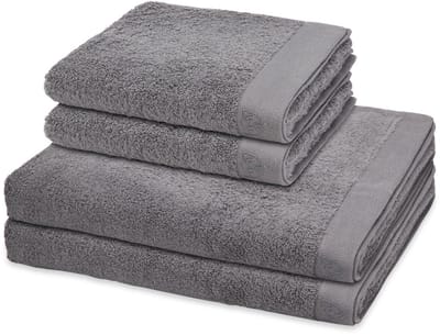 Ross Sonstiges 2 X handdoek 2 X douchehanddoek - in set 4 pack Doubleface Stripes