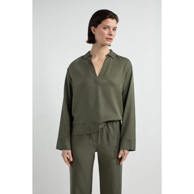 Josephine & Co Amelia Blouse Pesto Größe: 34 | Longsleeves Outlet | Damen