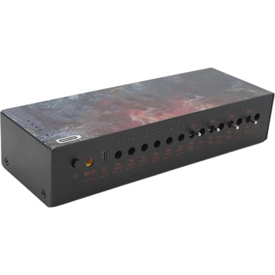 Alimentation pour pédale d'effet guitare avec adaptateur Alimentation de pedalboard véritablement isolée Sortie réglable haute puissance gray