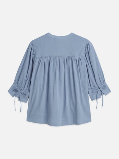 Scotch & Soda Relaxed Blouse With Gathers